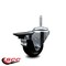 Service Caster 3 Inch Hard Rubber Wheel Swivel 34 Inch Threaded Stem Caster with Brake SCC SCC-TS20S314-HRS-PLB-34212 - alternate 2